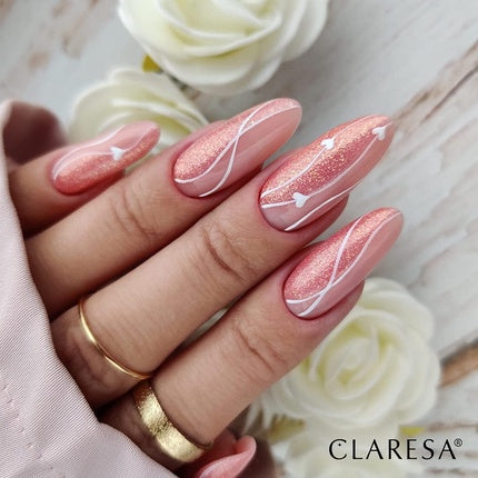 Claresa UV LED Nail Polish Collection Hybrid Manicure Soak Off - Golden Color No. 10 Fallin Love 5ml