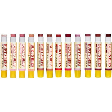 Burt's Bees 100% Natural Moisturizing Lip Shimmer Rhubarb with Shea Butter Beeswax and Vitamin E 2.6g