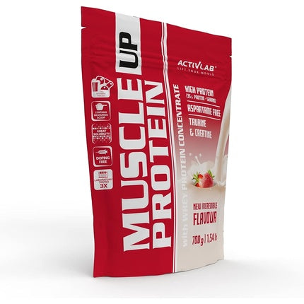 Activlab Muscle Up Protein 700g 14 Servings 70g Protein 6g Creatine 6g Taurine - Strawberry