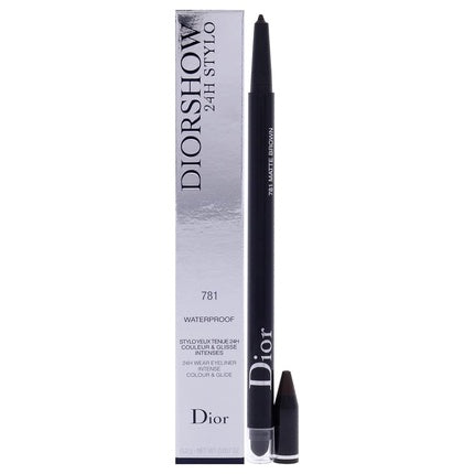 Christian Dior Diorshow 24H Stylo Waterproof Eyeliner 781 Matte Brown 0.007 oz