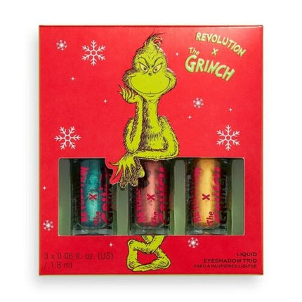 Makeup Revolution The Grinch Don't Give a Grinch Liquid Eyeshadow Christmas Set