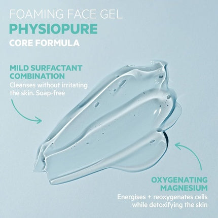 SVR PHYSIOPURE Foaming Face Gel/Make Up Remover with Oxygenating Magnesium for Normal to Balanced Skin 200ml