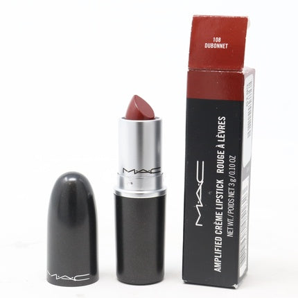 MAC Cosmetics Amplified Lipstick Smoked Almond 0.1oz (3ml) Bright Rose Brown