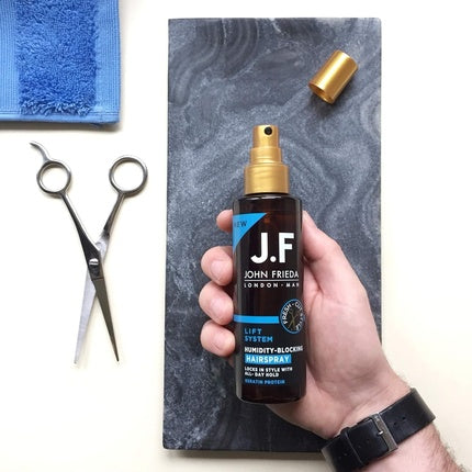 John Frieda Man Humidity Blocking Hair Spray with Keratin Protein 150g