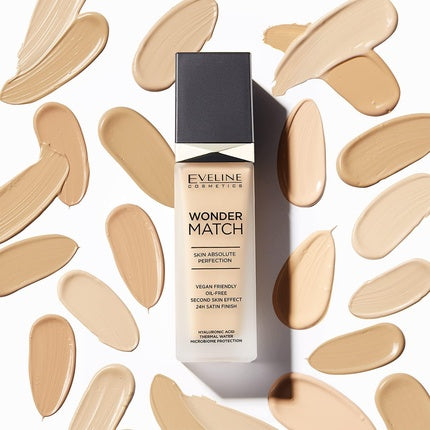 Eveline Wonder Match Luxury Foundation Adapting 05 Light Porcelain 30ml