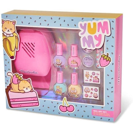 Aquarius Cosmetics Make-Up Yummy with Nail Dryer and Accessories 28x24x7cm
