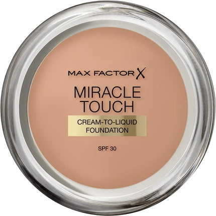Max Factor Miracle Touch Foundation SPF 30 with Hyaluronic Acid 80 Bronze 1 Count