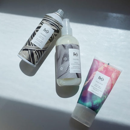 R+Co Pinstripe Intense Detangling Spray Weightless Hydration Conditions Adds Shine Vegan Cruelty-Free 8.5 Oz