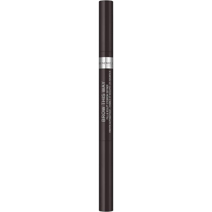 Rimmel Brow This Way Fill & Sculpt Eyebrow Definer 004 Soft Black