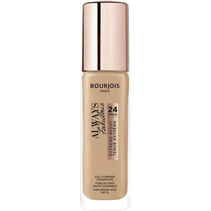 Bourjois Always Fabulous Full Coverage Foundation Spf 20 - 400 Rose Beige, 30ml