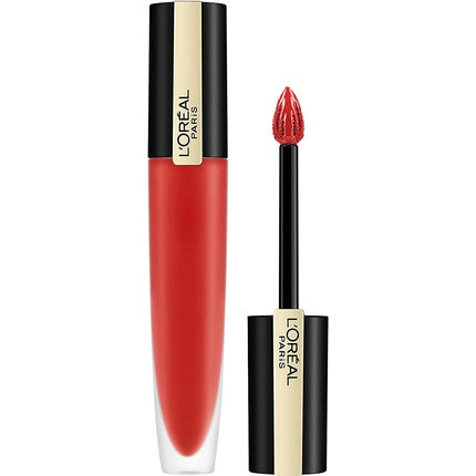 L'Oreal Rouge Signature Nude and Red Lipstick Duo Paris Electric Nights Lip Kit Makeup Gift Set for Women