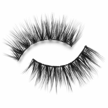 Eylure Luxe 3D Faux Mink Black Lashes Style Princess with Lash Glue - 1 Pair