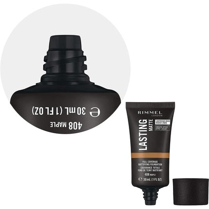 Rimmel Lasting Matte Foundation 408 Maple 30ml