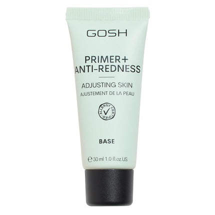 GOSH Primer for Red and Impure Skin Vegan Moisturizing Makeup Primer for Even and Flawless Skin Tone Adjusting Allergy Certified and Fragrance Free