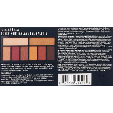 Smashbox Cover Shot Eye Shadow Palette Ablaze 0.27oz