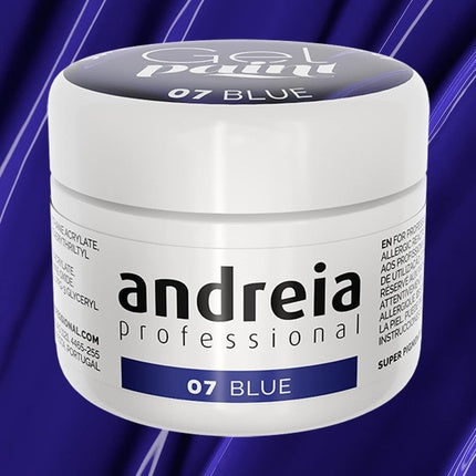 Andreia Professional Nail Art Design Gel Paint Pots 4g 07 Blue