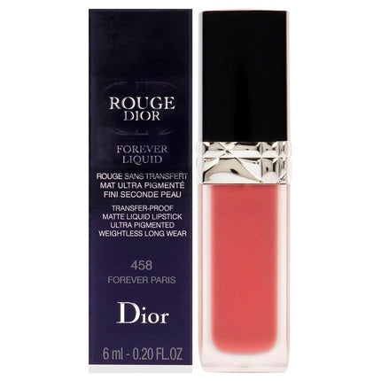 Christian Dior Rouge Dior Forever Liquid Matte 458 Forever Paris Lipstick Women 0.2 oz