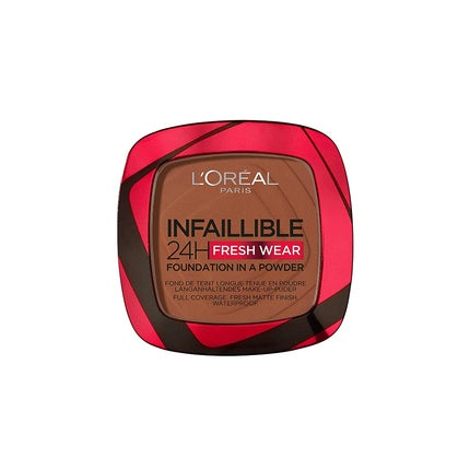 L'Oréal Paris Infaillible 24H Fresh Wear Mattifying Make-Up Powder 375 Deep Amber