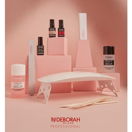 Deborah Milano Semi-Permanent Gel Nail Polish Number 20 Dark Nude Plumping Effect Long Lasting Intense Shiny Nails 4.5ml