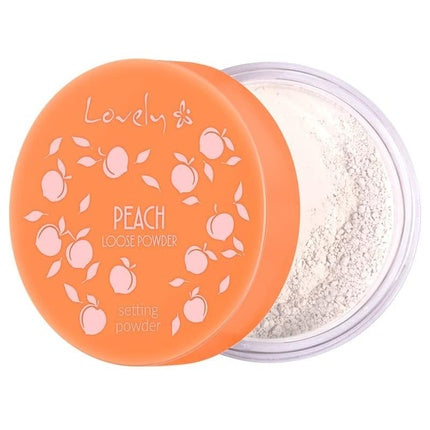 Lovely Loose Powder Peach - Transparent Face Powder With Delicate Peach Color And Scent