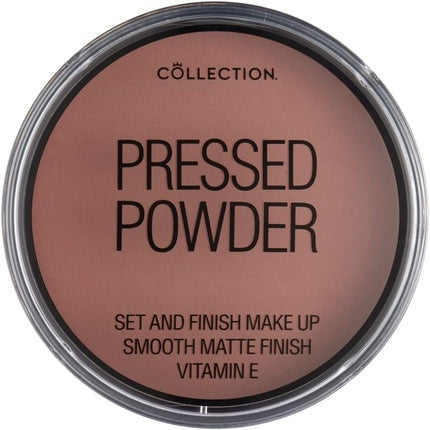 Collection Cosmetics Pressed Powder Velvety Matte Finish 15g Espresso