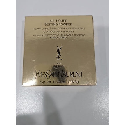 Yves Saint Laurent All Hours Setting Powder B80 Chocolate 0.29oz/8.5g New with Box