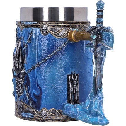 Nemesis Now World of Warcraft The Lich King Tankard - Blue Resin