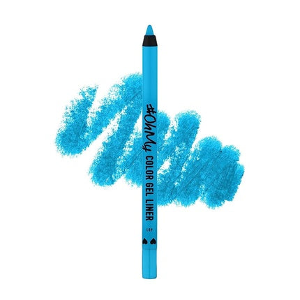 Lamel Oh My Color Gel Eye Liner Long-Lasting Waterproof High Pigmented Hypoallergenic Fragrance-Free Professional Look Cruelty Free N.401 Blue