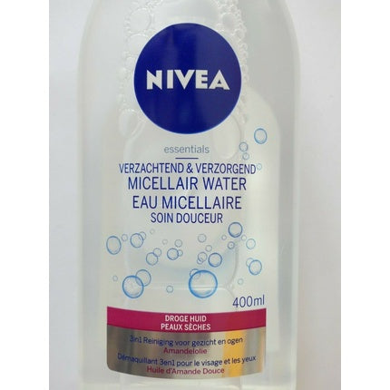 NIVEA Micellar Water 3-in-1 Makeup Remover with Sweet Almond Oil 400ml
