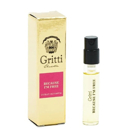 Gritti Because I Am Free Eau De Parfum Spray 2ml