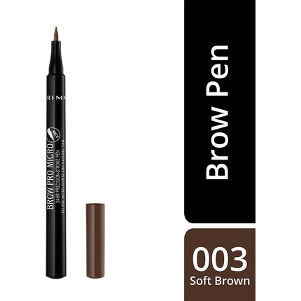 Rimmel Brow Pro Micro Eyebrow Pencil 003 Soft Brown 1ml
