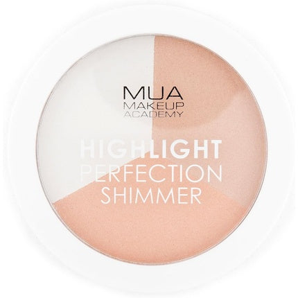 MUA MakeUp Academy Highlight Perfection Shimmer or Matte Powder Highlighter Trio - Spotlight Sheen