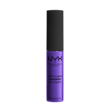 NYX Professional Makeup Soft Matte Metallic Lip Cream Liquid Lipstick Havana 0.22 Fl Oz