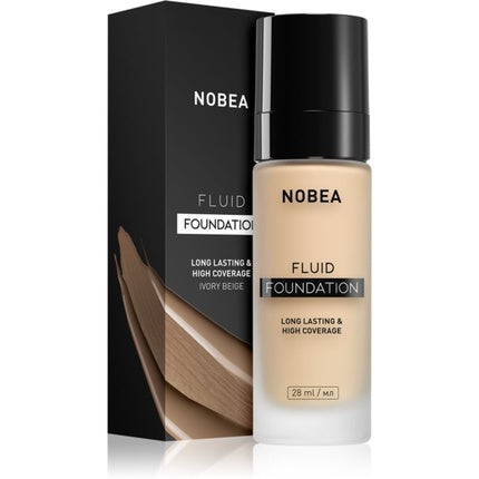 NOBEA Day-to-Day Fluid Foundation - 02 Ivory beige, 28 ml