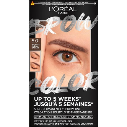 L'Oreal Brow Tint Henna For Eyebrows 5.0 Brunette 15ml