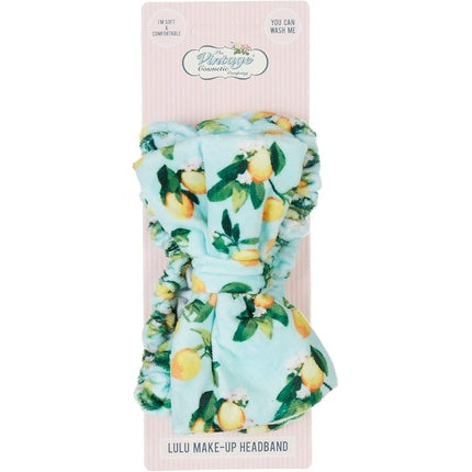 Vintage Cosmetic Company Lulu Makeup Headband Blue