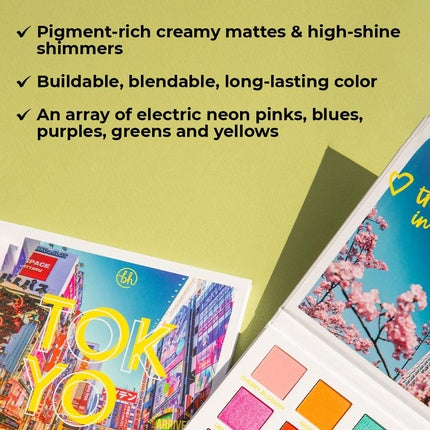 bh Cosmetics 16 Color Eyeshadow Palette Pressed Powder Trendy in Tokyo 4.2 oz