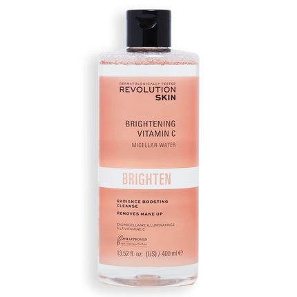 Revolution Skincare London Vitamin C Brightening Micellar Water Makeup Remover Clarifying Formula 400ml