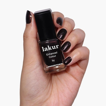 Londontown Pinot Noir Shimmery Nail Polish Spilled Wine Vegan Chip