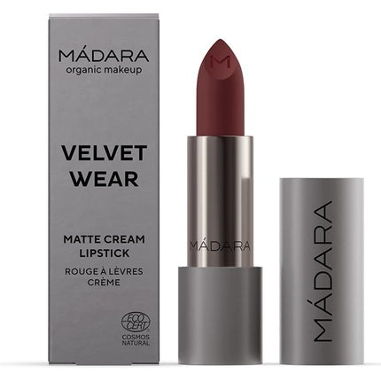 Mádara Velvet Wear Matte Cream Lipstick Dark Nude