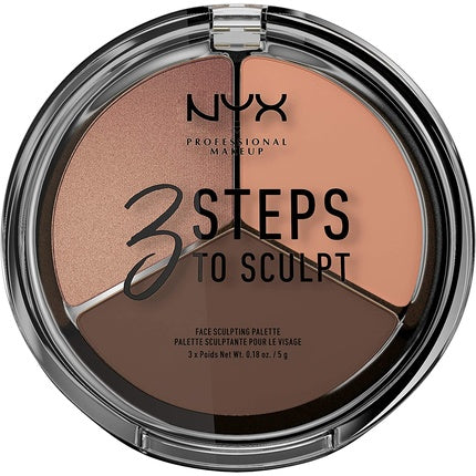 NYX Professional Makeup 3 Steps To Sculpt Deep 0.079kg