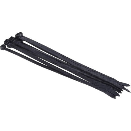 Phobya Twist Tail Cable Ties Black 4.7x180mm