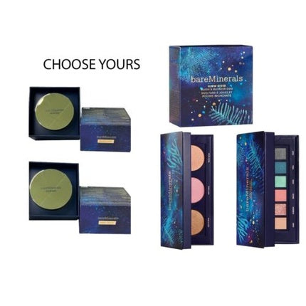 2023 Holiday bareMinerals Loose Foundation Eyeshadow Palette Cheek Duo
