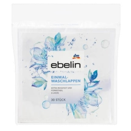 Ebelin Disposable Makeup Remover Pads - 30 Count