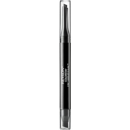 Revlon ColorStay 2-in-1 Angled Kajal Eyeliner Waterproof Eye Makeup with Smudge Brush Onyx 101