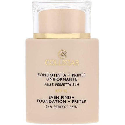 Collistar Even Finish Foundation + Primer 24 Perfect Skin Face Foundation 05 Amber 35ml