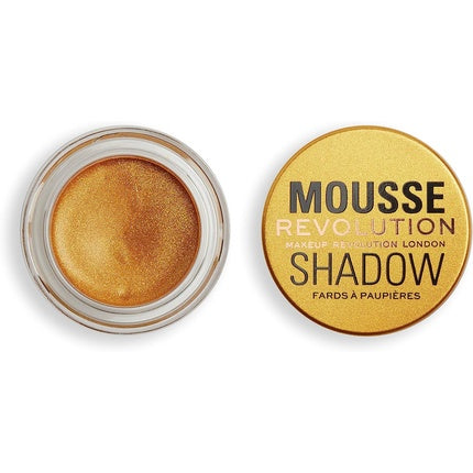 Makeup Revolution Whipped Mousse Shadow Creamy Colour for Cheeks and Eyes Gold 4g