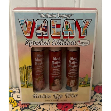 Thebalm Voyage Vacay Matte Lip Trio Special Edition - 3 Pieces 0.25oz Lipstick