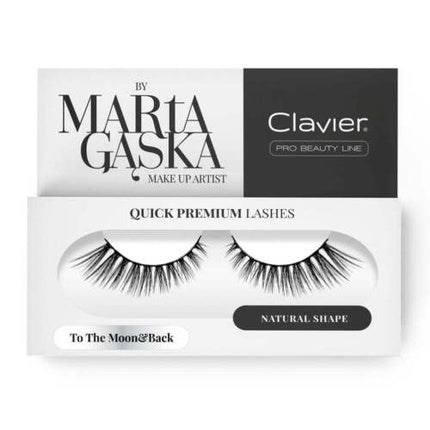 Clavier Quick Premium Lashes Eyelashes On Strip To The Moon & Back 801
