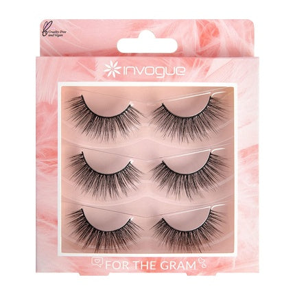 Invogue Vault 3 Multipack Lashes - Pack of 3 Pairs
